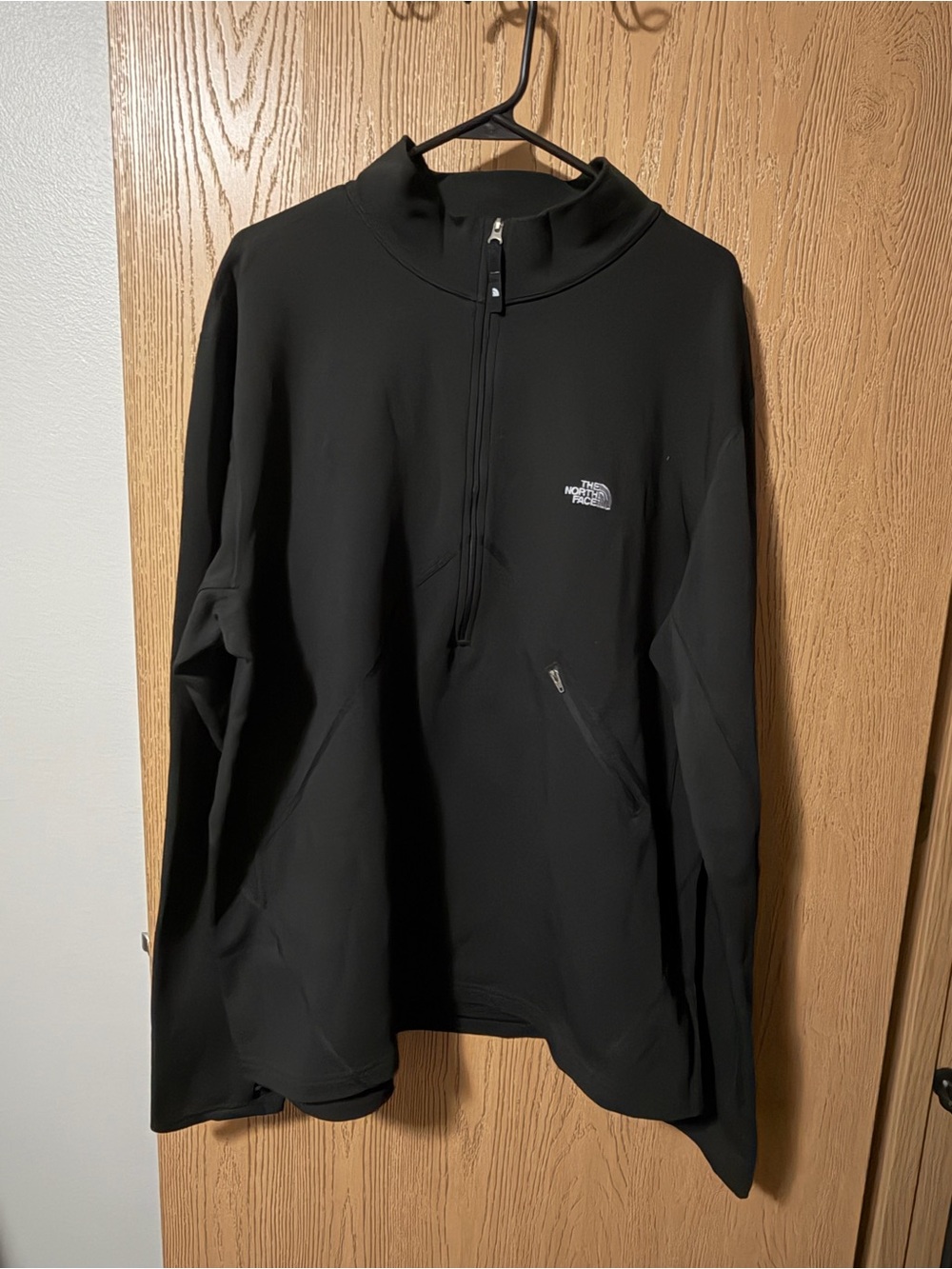 The North Face Black Flight Series Pullover with White Embroidery